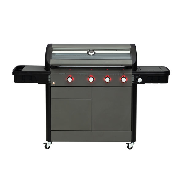 Mustang Premium gas grill Sapphire met 5 of 7 branders