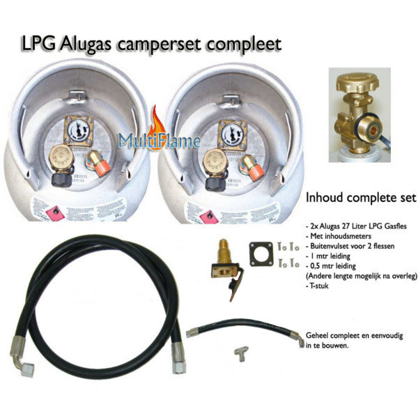 Alugas Multivalve LPG gasfles gasdamptank