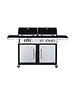 Mustang gas/houtskool combi BBQ 3+1