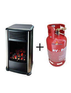  Manhattan design mobiele gaskachel + LPG gasfles