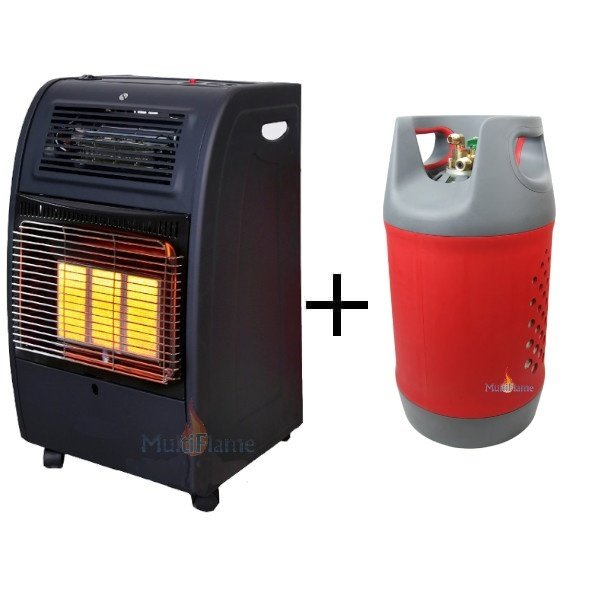 IRV Turbo bijzet kachel + LPG gasfles