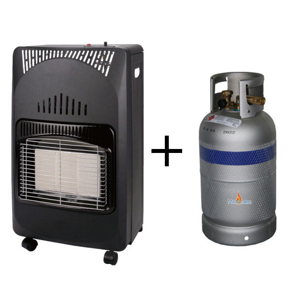 IRV gaskachel Compact + lpg gasfles