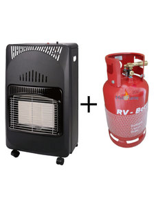  Gaskachel Compact + lpg gasfles