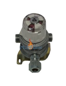  Gasdrukregelaar met automatische omschakelaar 30 mbar - DUBBEL Membraan