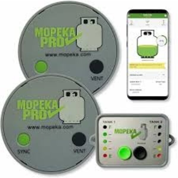 Mopeka Draadloze gasfles inhoudssensor geschikt voor de smartphone