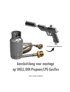  Slangset voor Pyro Grill Gun - enkel de slang