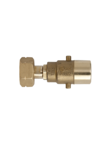 propatech Universele DIN/Shell gasfles vuladapter – 21,8 mm linkse draad – massief messing