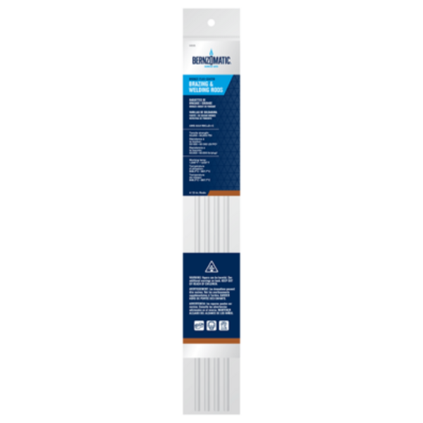 Bernzomatic Bernzomatic hardsoldeerstaaf Koper/RVS met flux mantel – 4 stuks – WB5