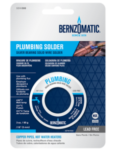 Bernzomatic Soldeerdraad voor “Sanitaire” toepassingen – 3 mm