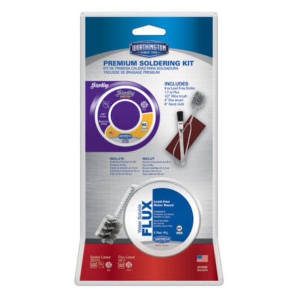 Bernzomatic Worthington soldeerkit / toevoegmateriaal Premium zachtsoldeer
