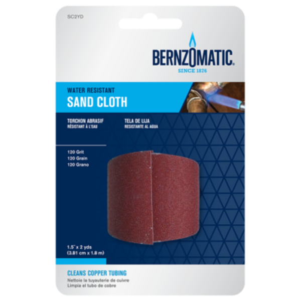 Bernzomatic Bernzomatic schuurpapier op rol – Waterbestendig P120