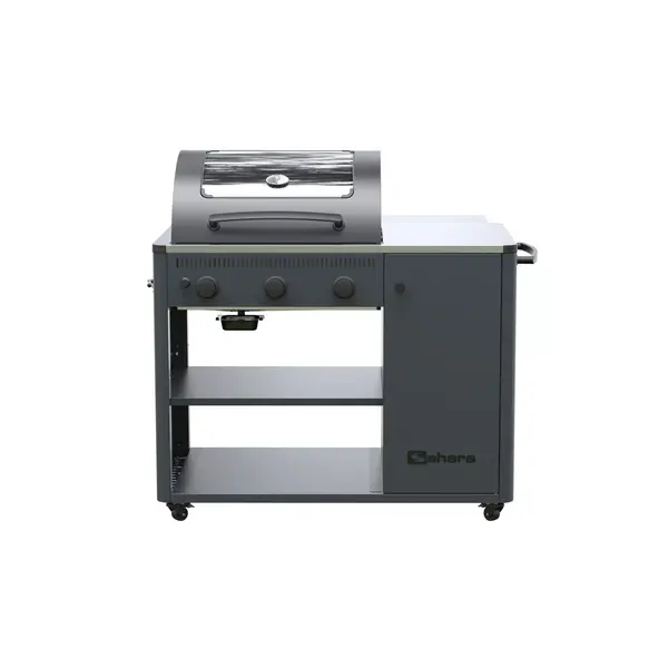 Sahara Sahara ARKE 3 Burner Gas BBQ - Geschikt voor Sahara modulaire buitenkuikens