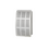 Dru Style gas gevelkachels thermostaat geregeld met muurdoorvoer