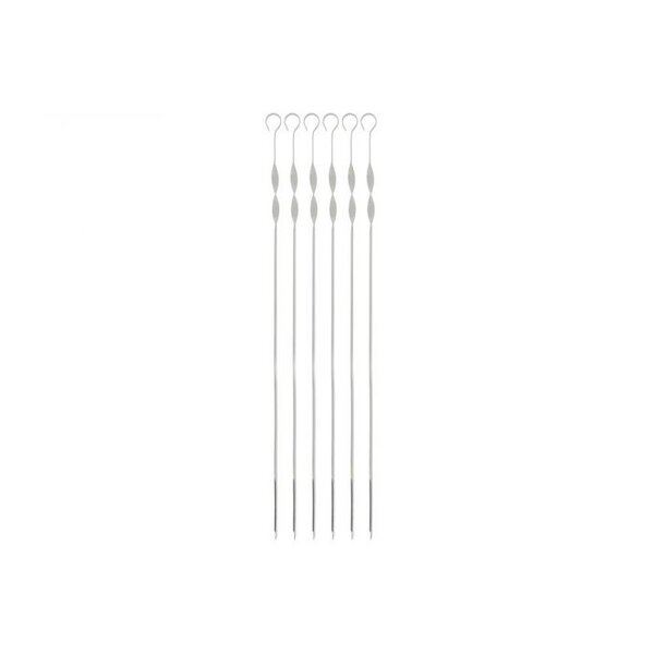 Mustang RVS spiesen 60 cm 6 stuks