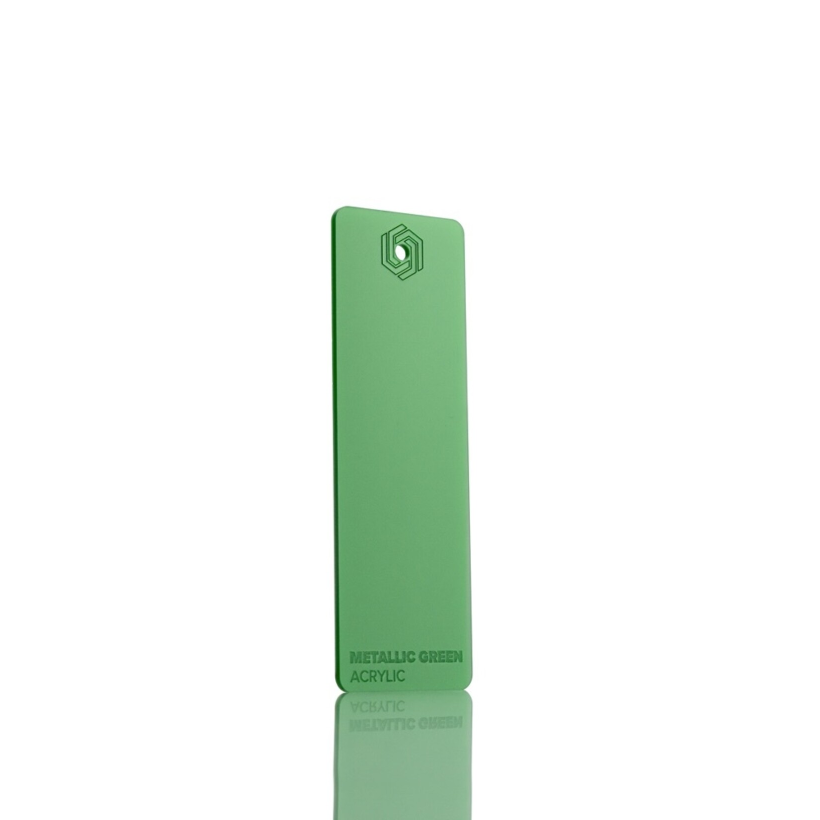 FLUX Acrylic Metallic Green 3mm  - 3/5 sheets