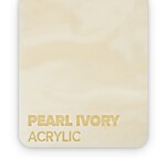 FLUX Acrylic Pearl Ivory 3mm  - 3/5 sheets