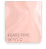 Acrylic Pearl Pink 3mm  - 3/5 sheets