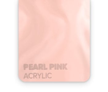 Acrylic Pearl Pink 3mm  - 3/5 sheets