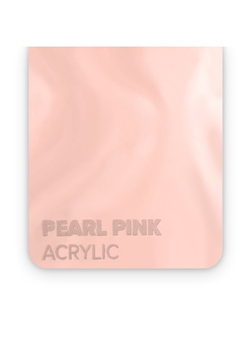Acrylic Pearl Pink 3mm  - 3/5 sheets