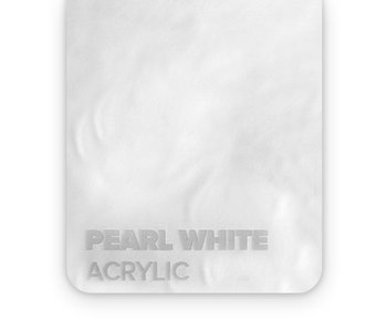 Acrylic Pearl White 3mm  - 3/5 sheets