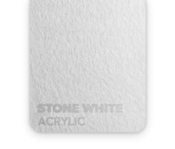 Acrylic Stone White 3mm  - 3/5 sheets