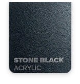 Acrylic Stone Black 3mm  - 3/5 sheets