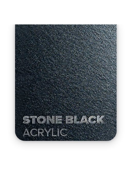 Acrylic Stone Black 3mm  - 3/5 sheets