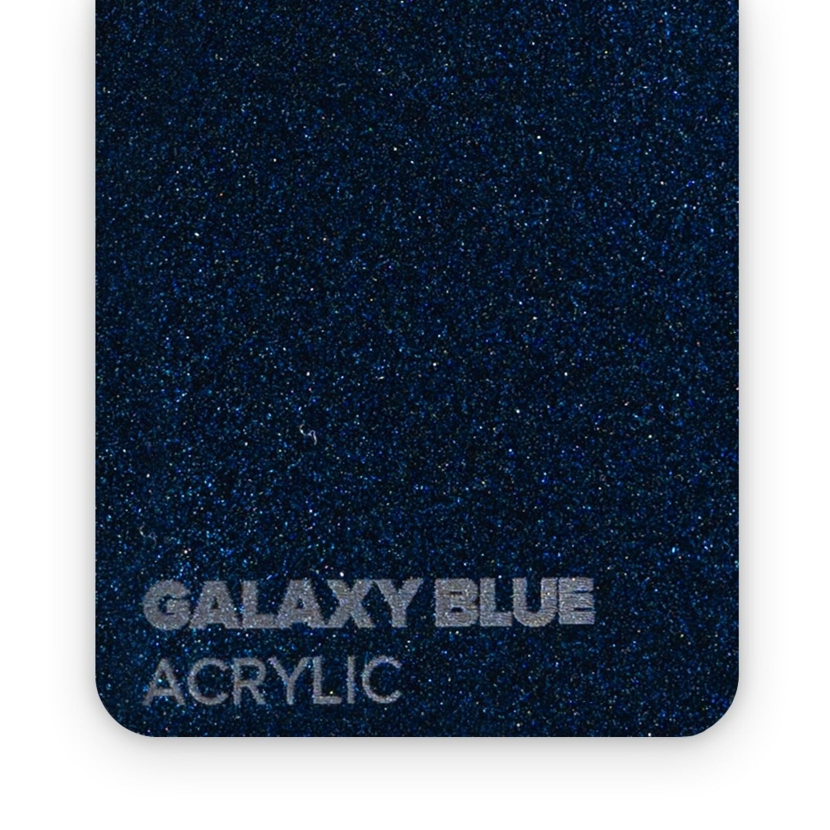 FLUX Acrylic Galaxy Blue 3mm  - 3/5 sheets