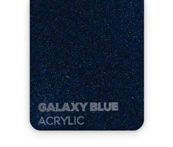 Acrylic Galaxy Blue 3mm  - 3/5 sheets