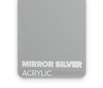 Acrylic Mirror Silver 3mm  - 3/5 sheets