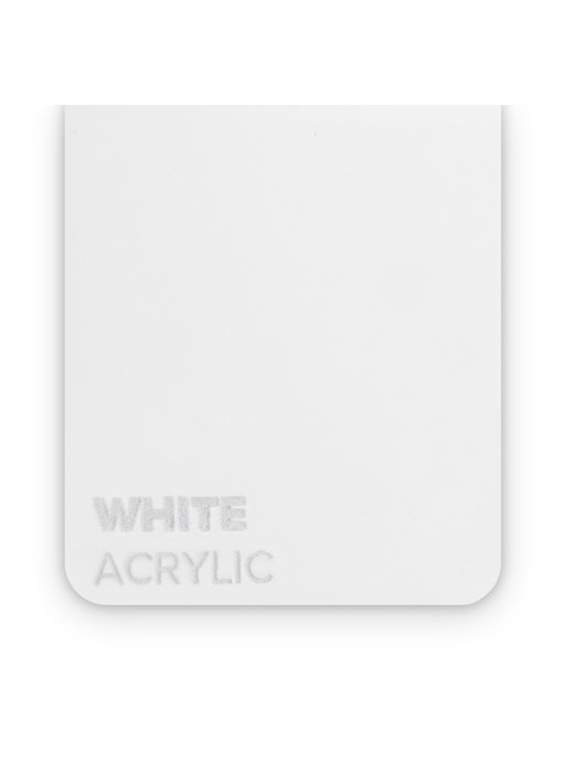 Acrylic White 3mm  - 3/5 sheets