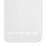 FLUX Acrylic Frosted Glass 3mm  - 3/5 sheets