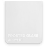 Acrylic Frosted Glass 3mm  - 3/5 sheets