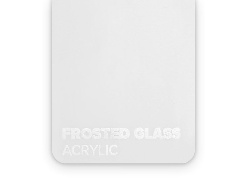 Acrylic Frosted Glass 3mm  - 3/5 sheets