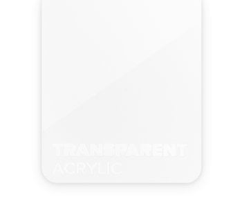 Acrylic Transparent 3mm  - 3/5 sheets