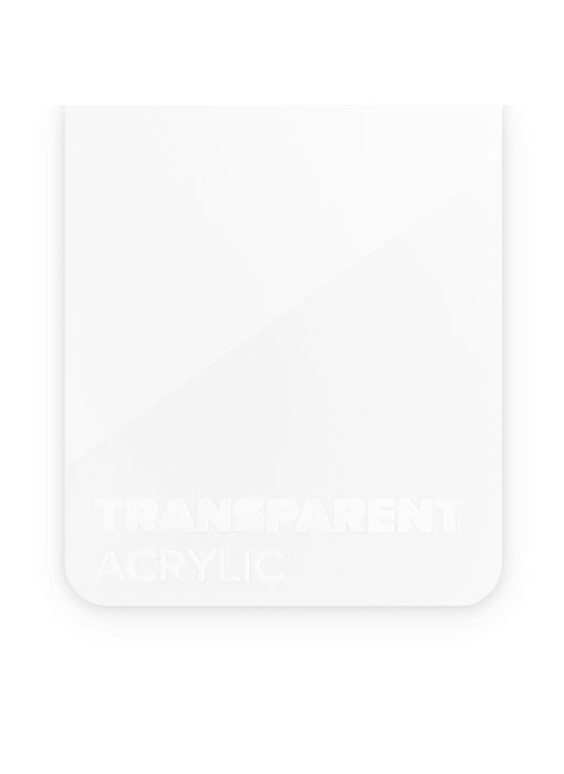 Acrylic Transparent 3mm  - 3/5 sheets