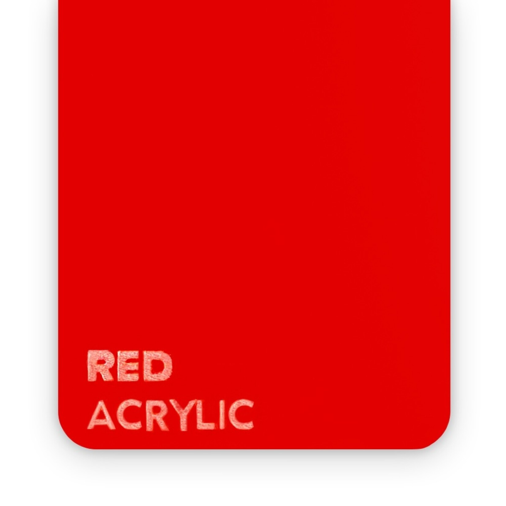 FLUX Acrylic Red 3mm  - 3/5 sheets