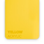 FLUX Acrylic Yellow 3mm  - 3/5 sheets