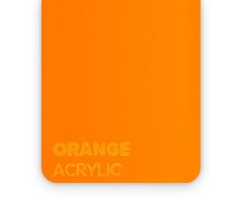 Acrylic Orange 3mm  - 3/5 sheets