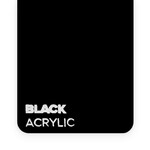 FLUX Acrylic Black 3mm  - 3/5 sheets