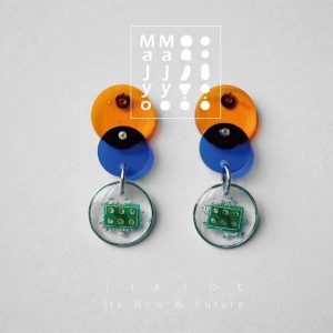 Majyo Majyo earrings made from recycled electronic waste