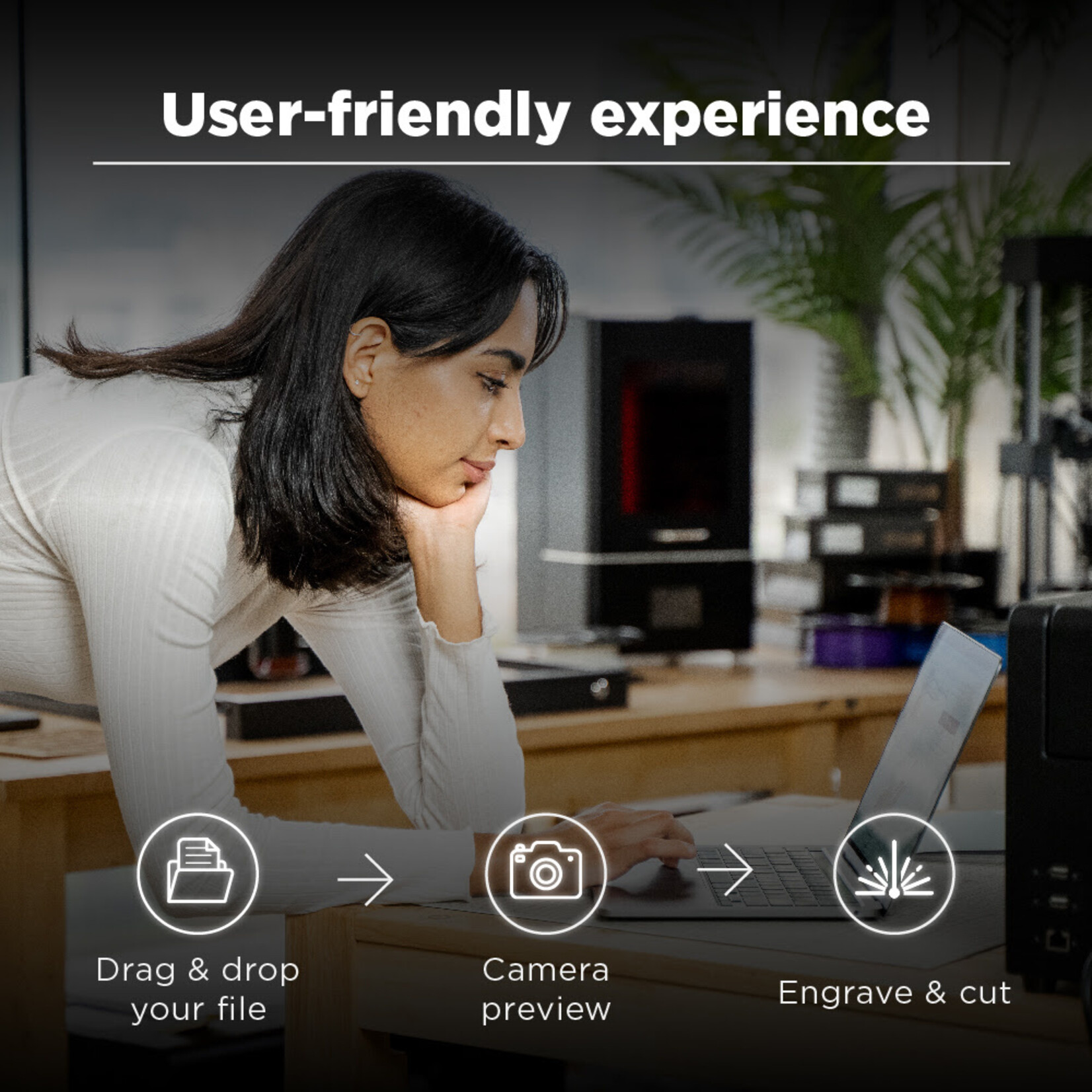 FLUX Open Box Gold Beamo + Autofocus