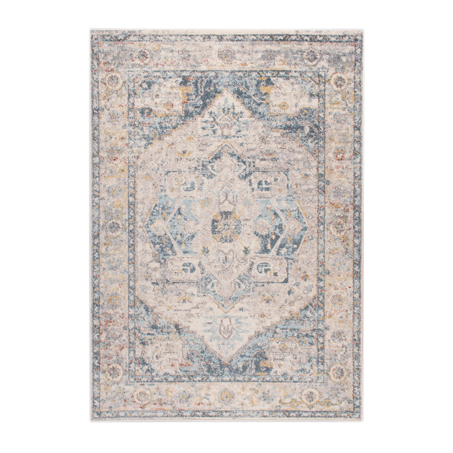 Teppich Vintage - Inspire Creme Blau 217 - sfeer