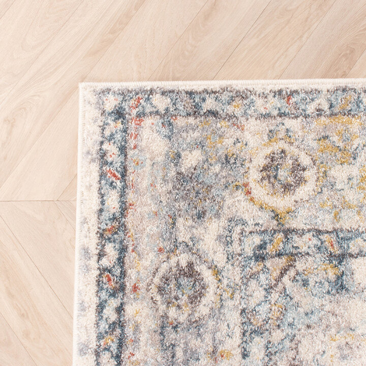 Teppich Vintage - Inspire Creme Blau 217