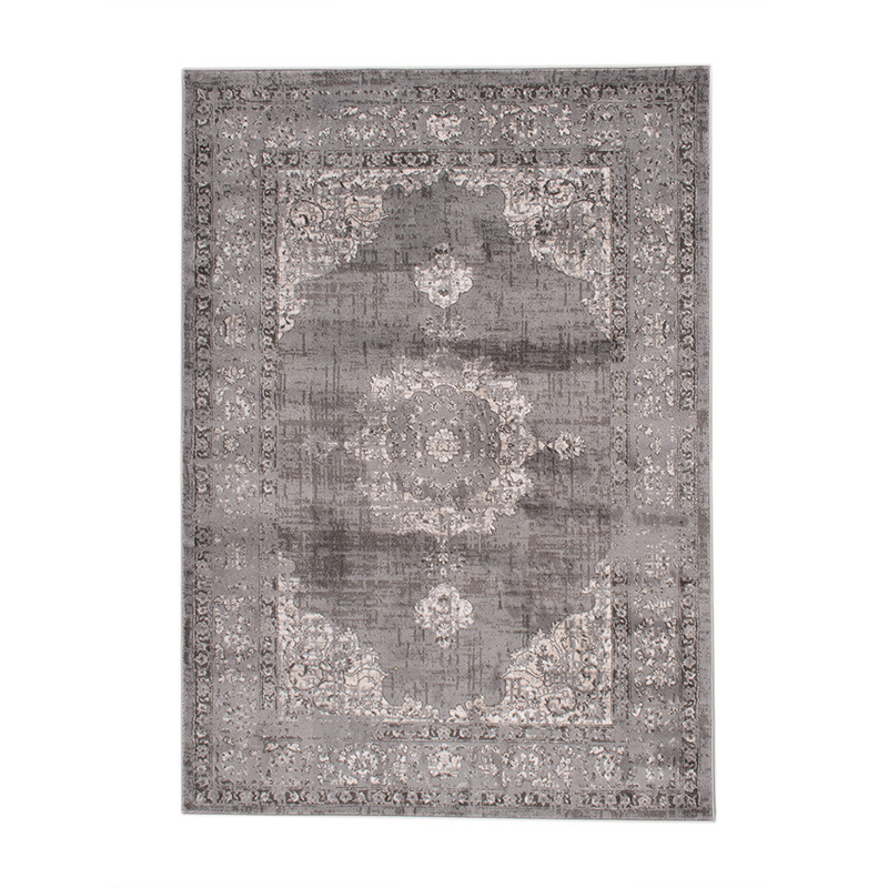 Teppich Vintage - Deep Medaillon Taupe Grau - sfeer