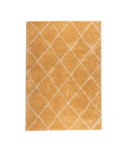 Teppich Hochflor - Grand Lines Gelb Creme