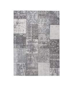 Teppich Patchwork - Dreams Grau