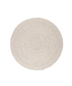 Wollteppich Rund - Wise Grau Meliert 367