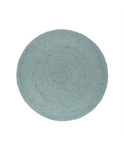 Wollteppich Rund - Wise Blau 364