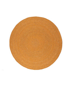 Wollteppich Rund - Wise Gelb Orange 378
